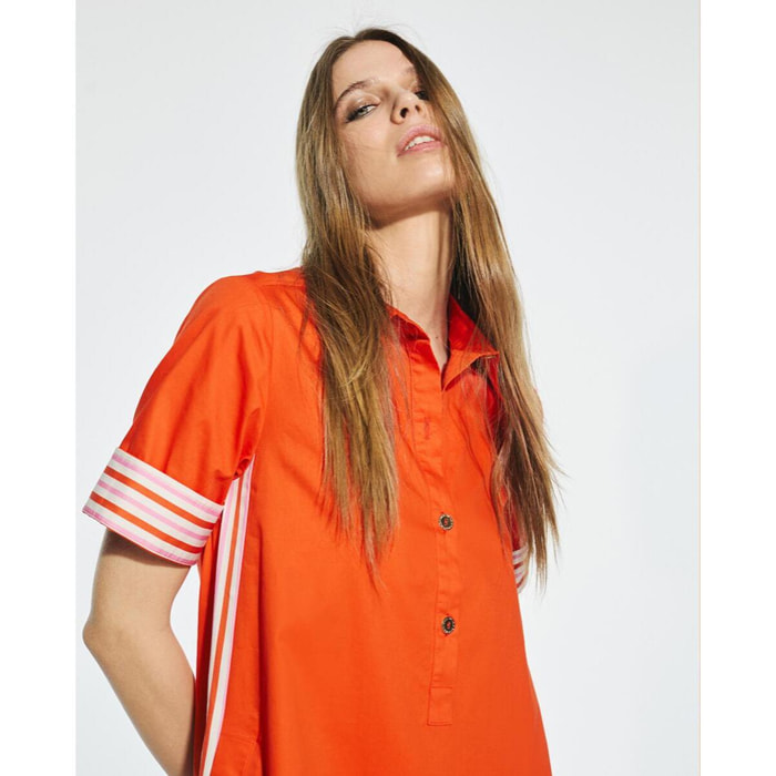 Abito Camicia a Maniche Corte