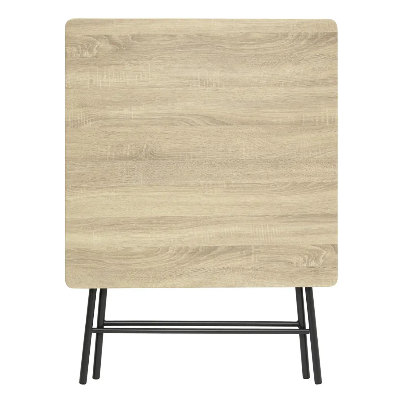 Table pliante 2 places effet bois