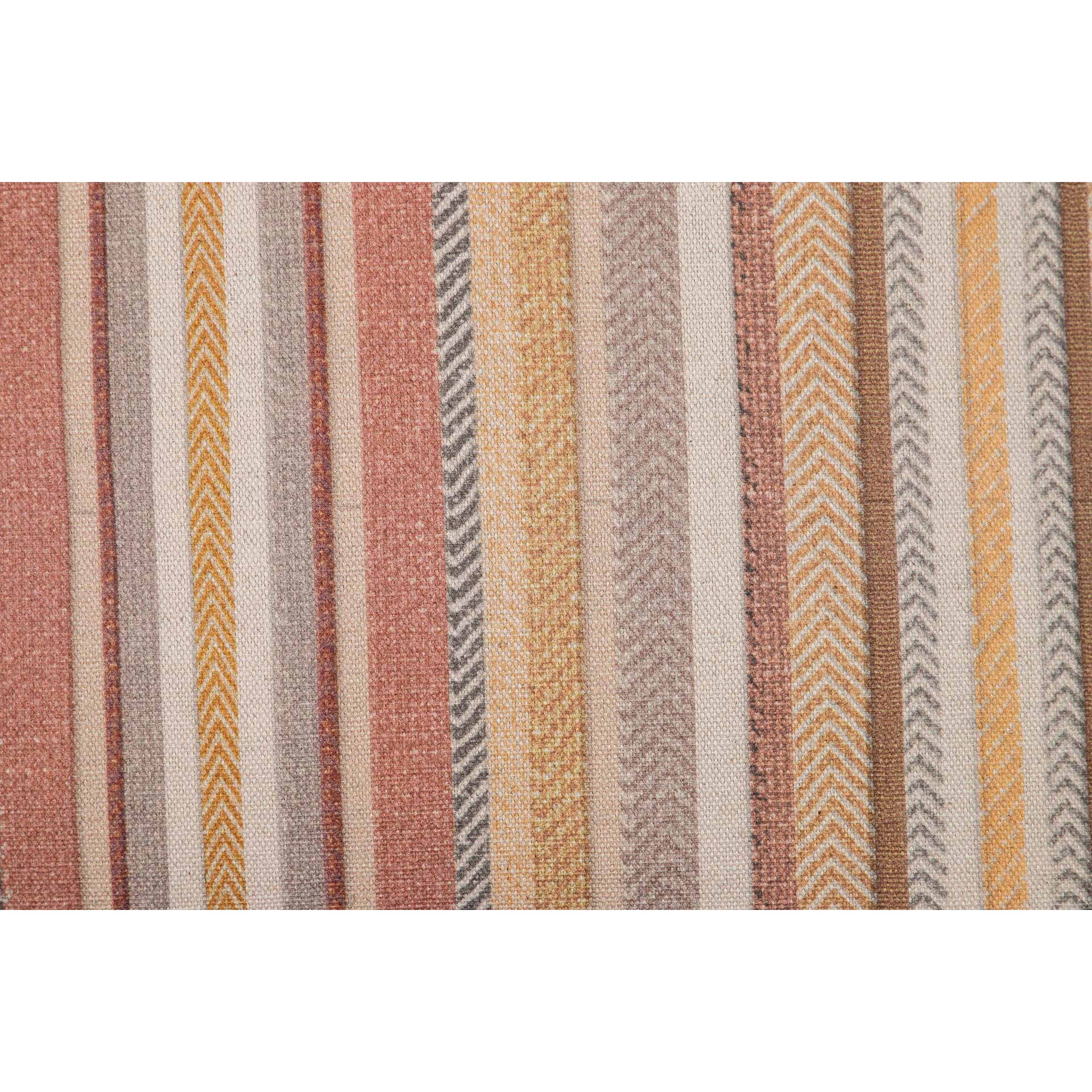Cojin Lino Rayas 45x13x45 Cm