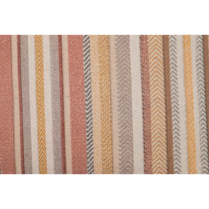 Cojin Lino Rayas 45x13x45 Cm