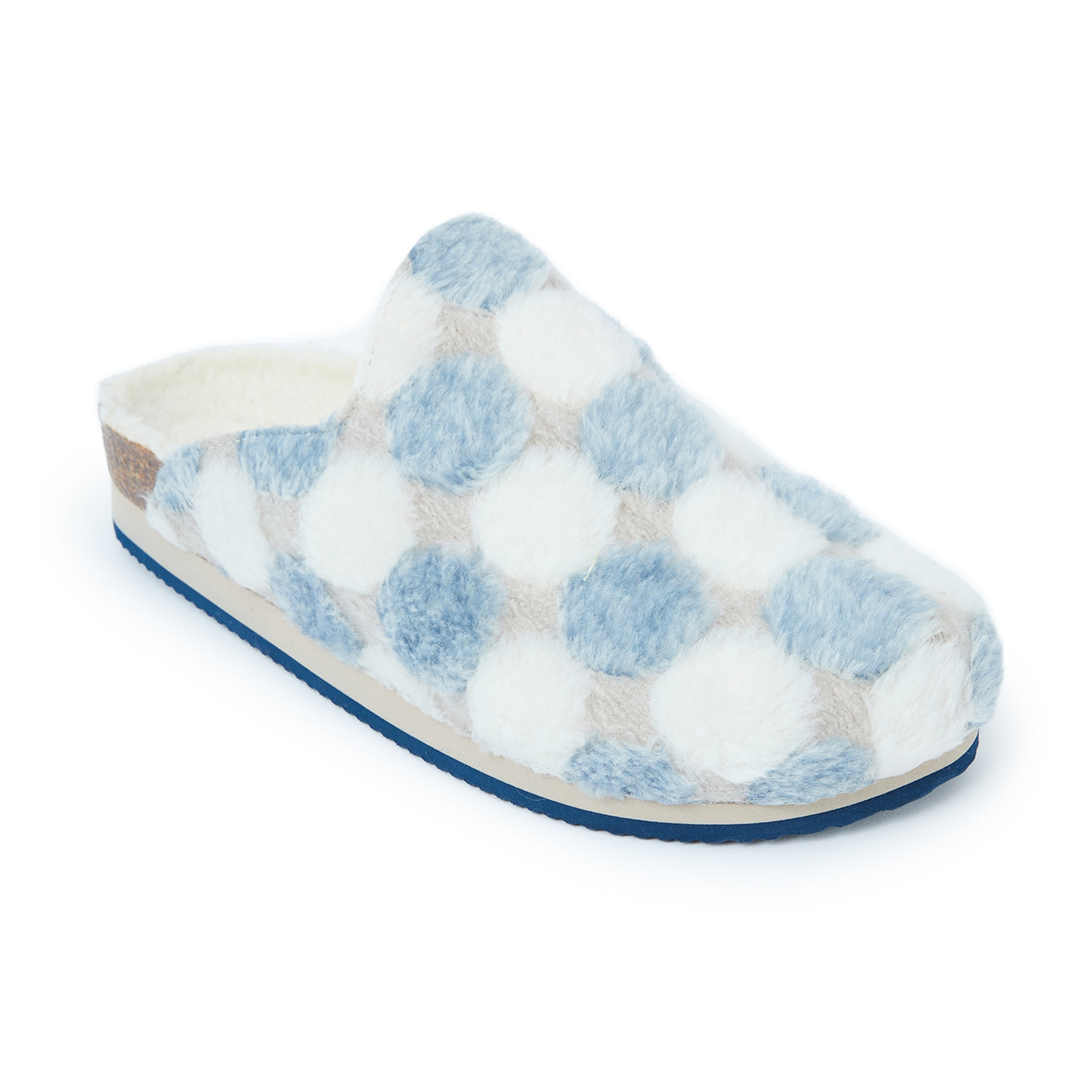 Pantofola Mandèl Celeste