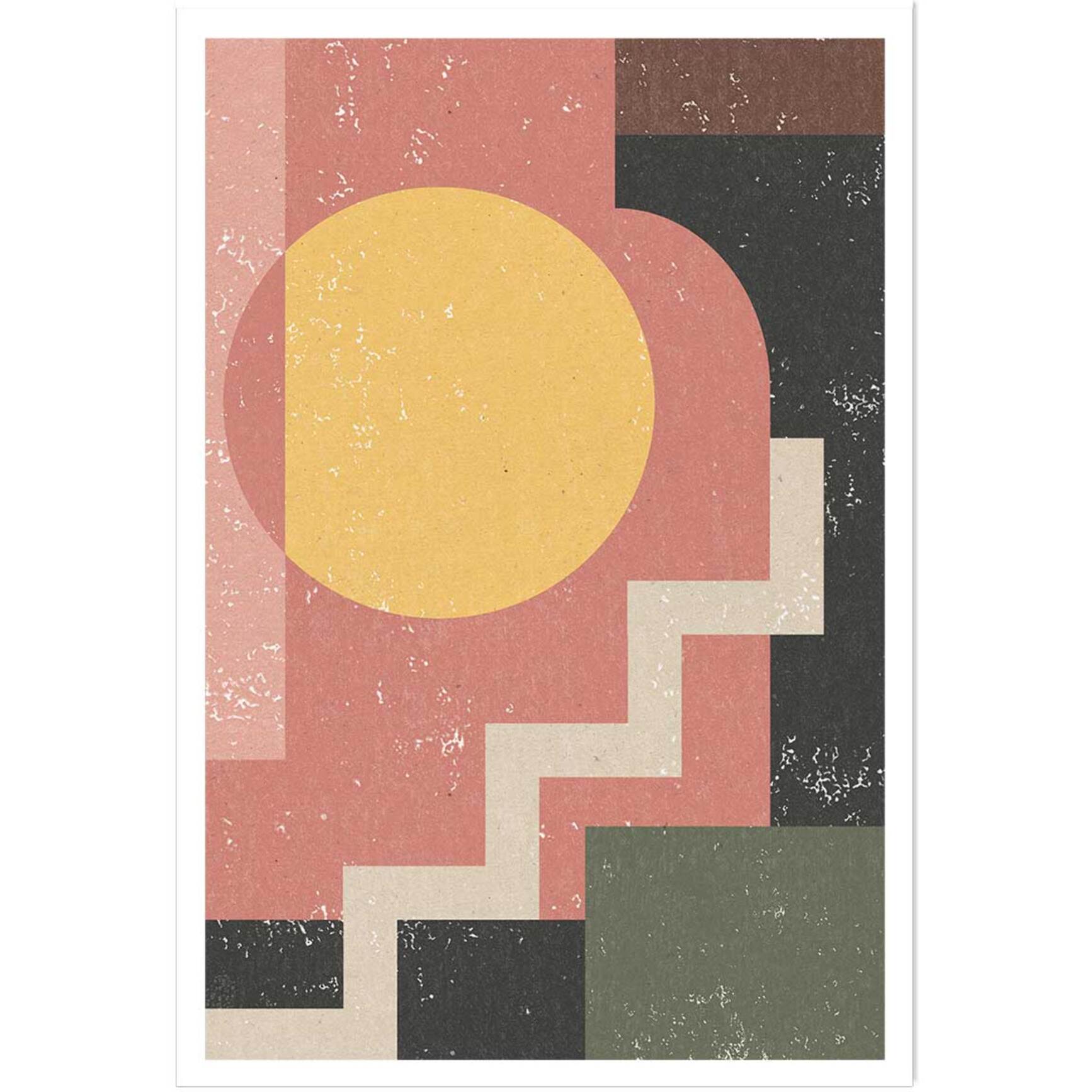 Poster sun stairs Affiche seule