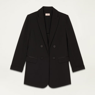 Oltre - Blazer effetto doppiopetto - Nero