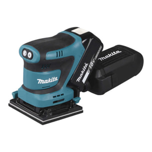 Ponceuse vibrante 18v 112x102 mm-MAKITA - Avec 2 batteries 18V 5,0Ah - chargeur - MAKPAC - DBO480RTJ