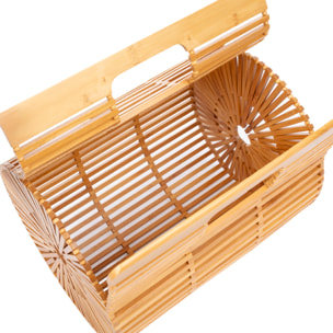 Zerfaliu borsa a mano in legno.