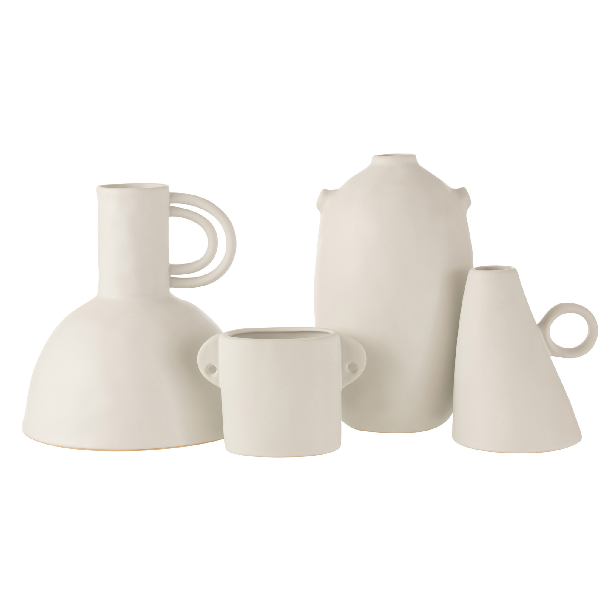 J-Line Cruche Renaissance Ceramicque Blanc