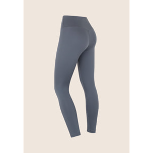 Leggings donna 7/8 vita alta in tessuto tecnico stretch