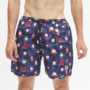 Boardshort tipo volley 16' SP MIX South Park x Hydroponic