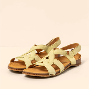 Sandalias N5819 SOFT NAPPA-SILK LIME /PANGLAO color Lime