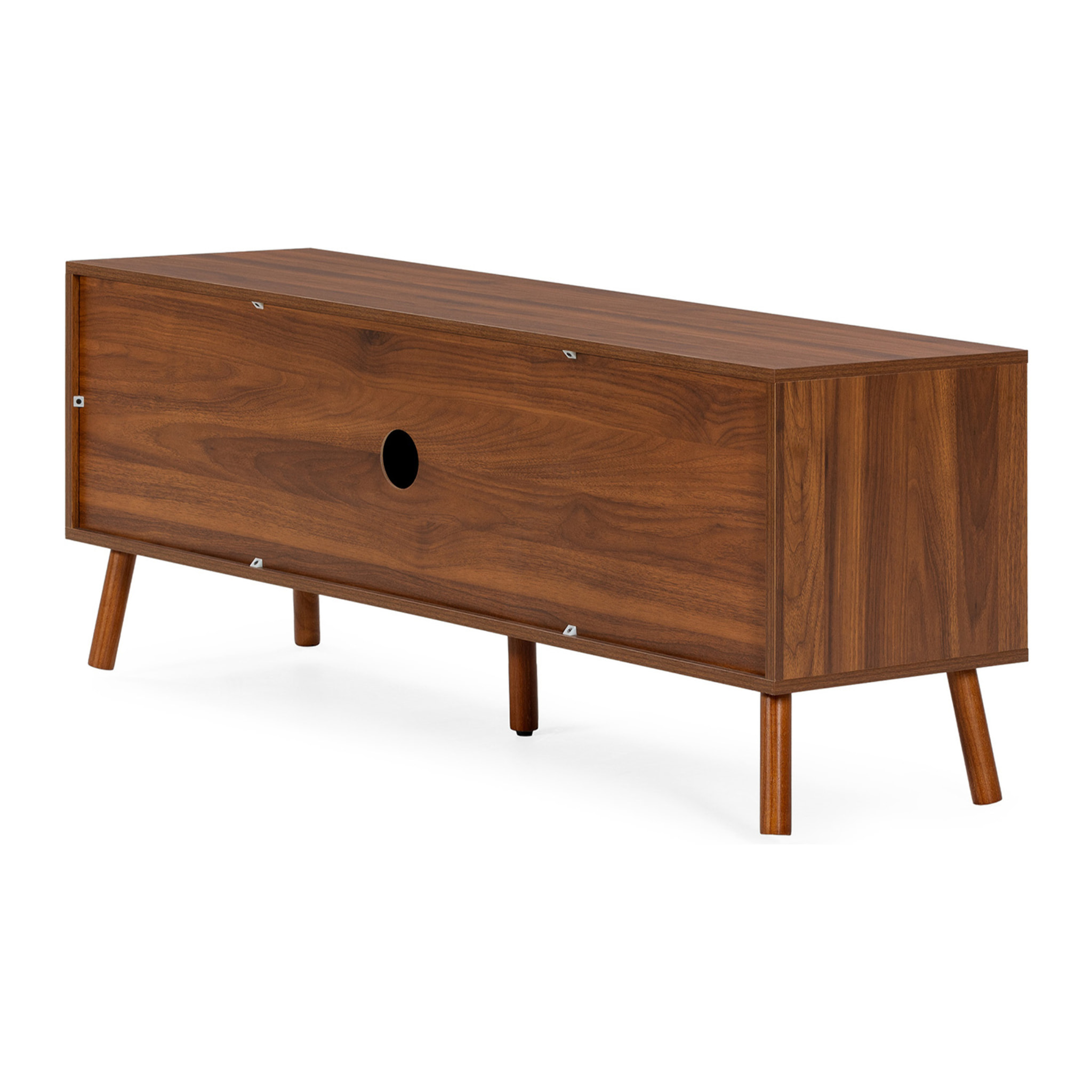 Mueble tv Canadá 3 puertas efecto Nogal