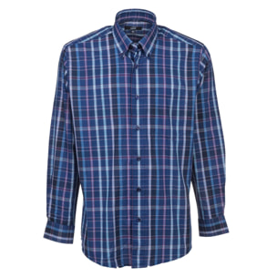 Camicia GRINO quadro blu