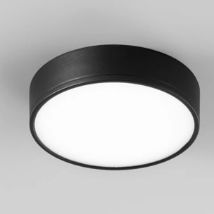 Plafoniera LED KLIO rotonda nera 36W 4000K (Luce naturale) 21 cm.