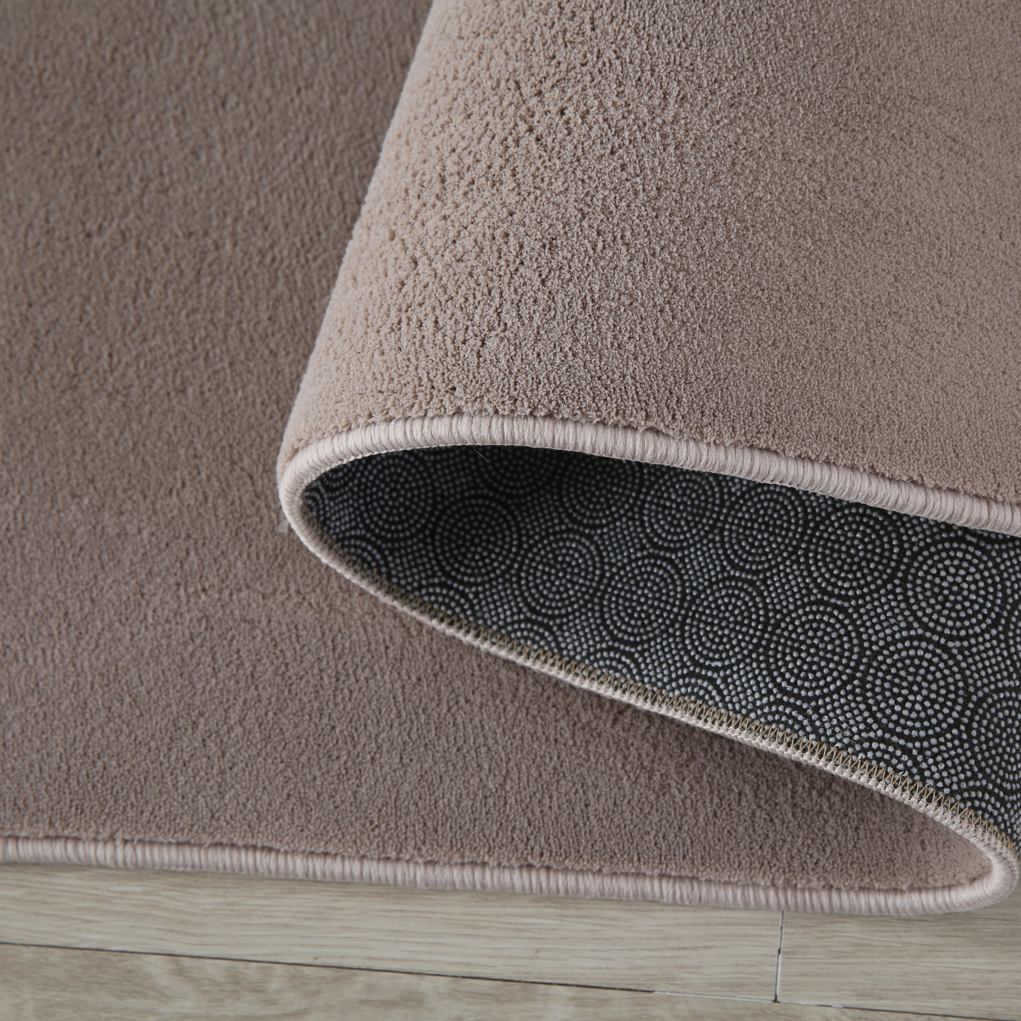 MOSCOU - Tapis rond uni Beige