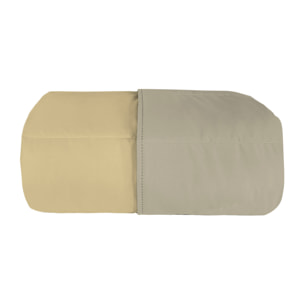 TRAPUNTINO ESTIVO BASIC PIAZZA E MEZZA, TINTA UNITA DOUBLEFACE