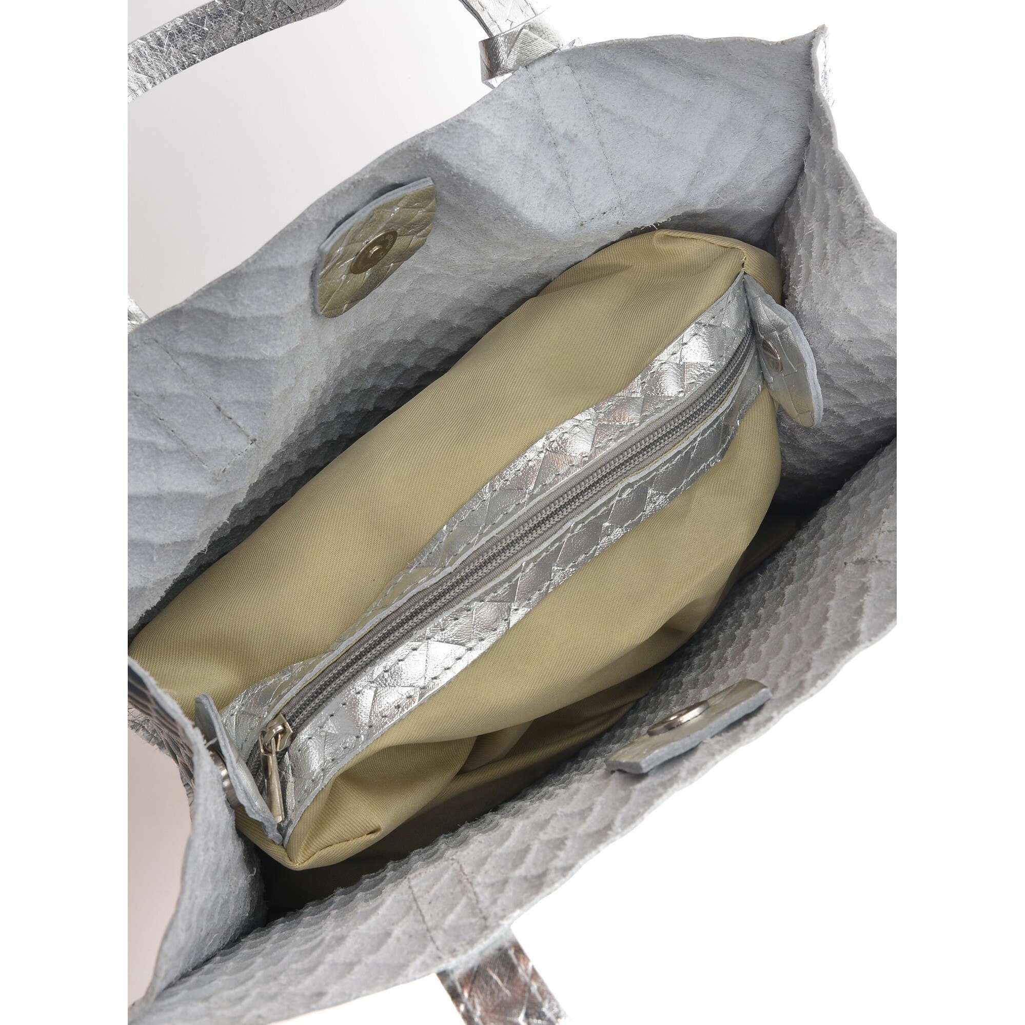 Borsa a tracolla Anna Luchini Argentato