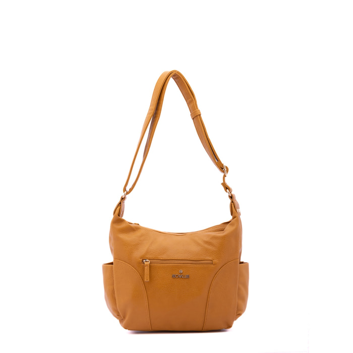 Borsa a spalla da donna - Modello False - Ecopelle - 30.0 x 21.0 x 11.0 cm