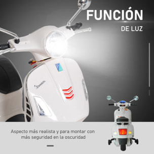 Moto Eléctrica Infantil Blanco