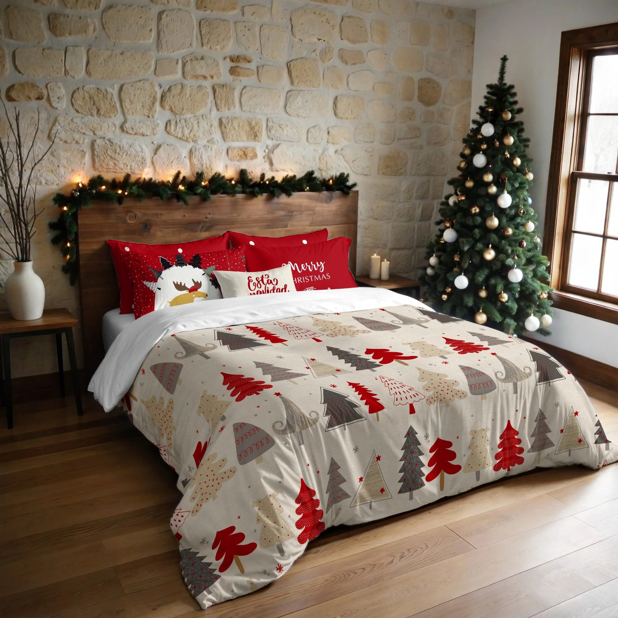 Housse de couette avec clics 100% coton Laponia 52