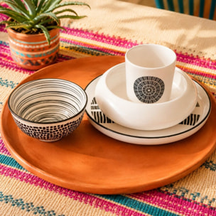 Lot de 6 assiettes à dessert, Yucatan