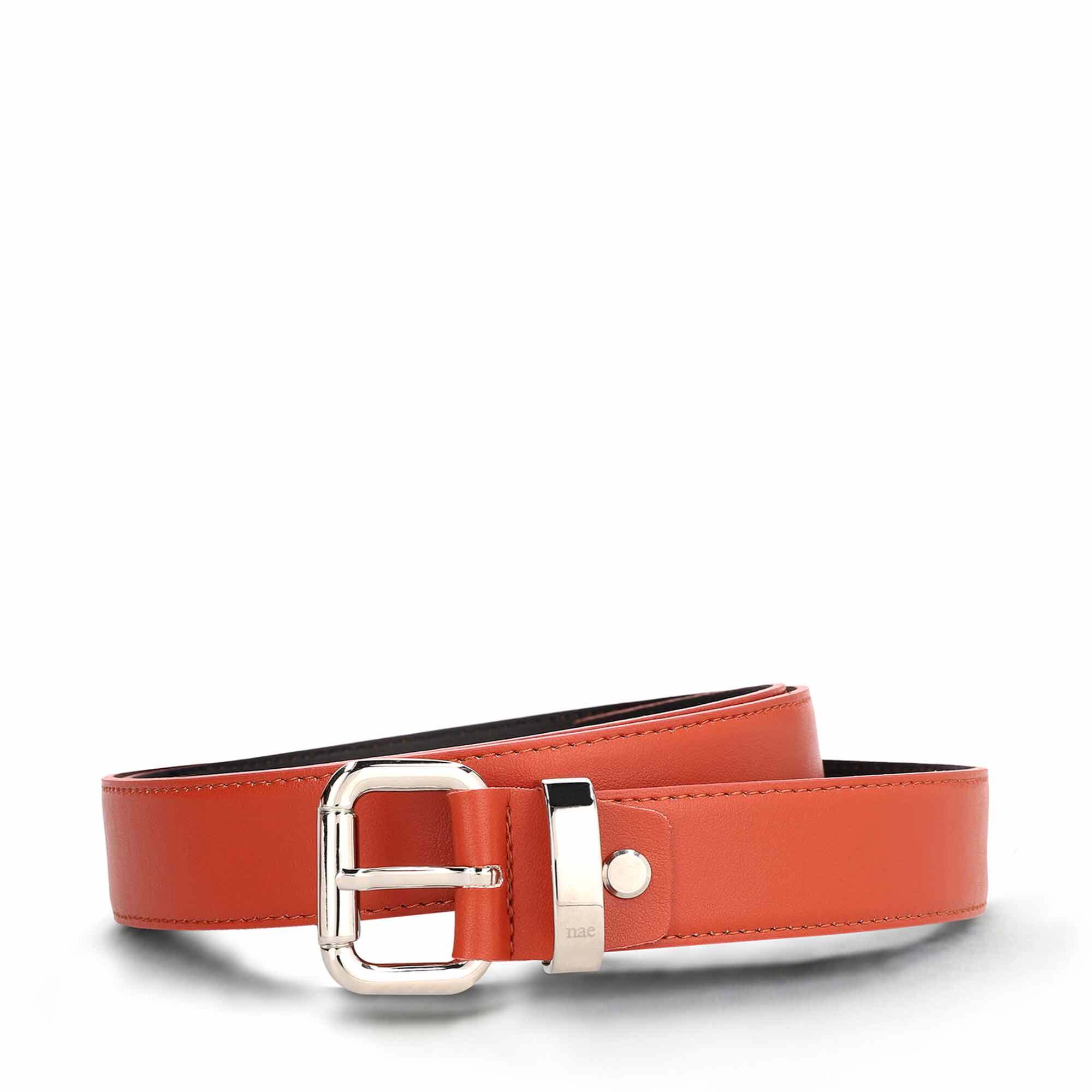 Malda Orange Cinturón mujer Apple Leather -Altura del tacón 5 cm