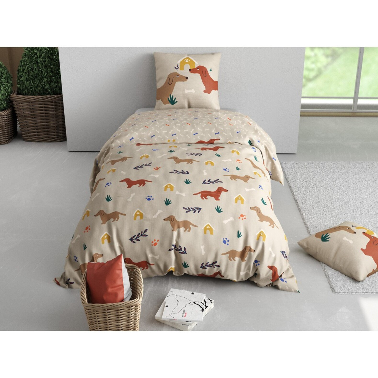 Parure de lit enfant 100% coton - MEDOR