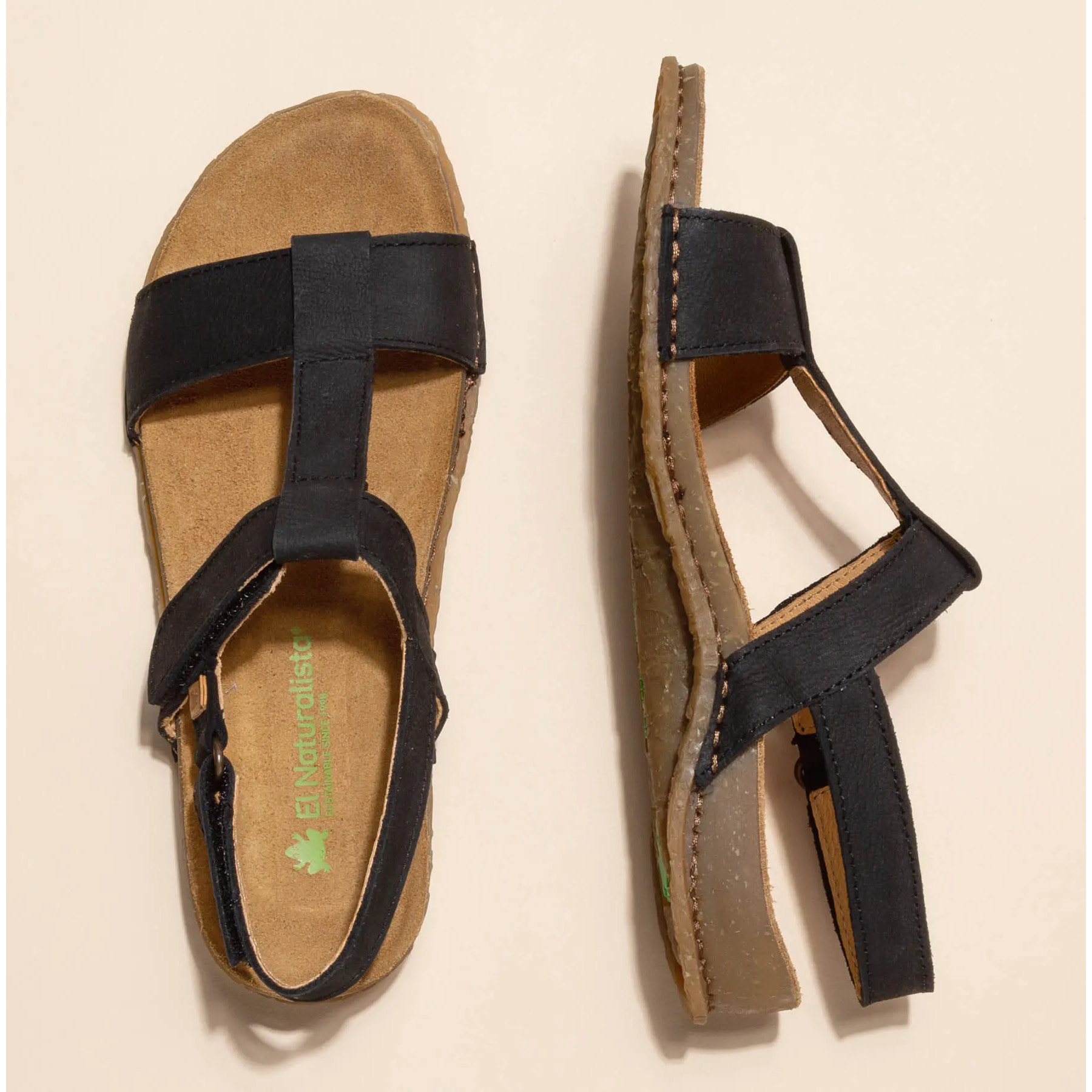 Sandalias N5816 PLEASANT BLACK /PANGLAO color Black