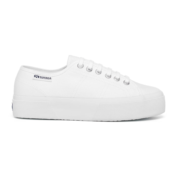 Superga - Zapatos de mujer Unisex Blanco - 3740 Platform Leggera
