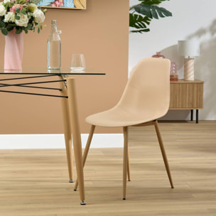 Chaise Taho 46x86cm beige