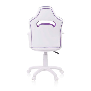 Silla gaming DRW Blanco - Morado DRW