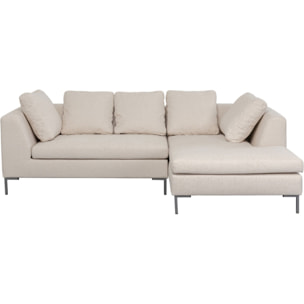 Canapé d'angle Gianna 250cm crème Kare Design