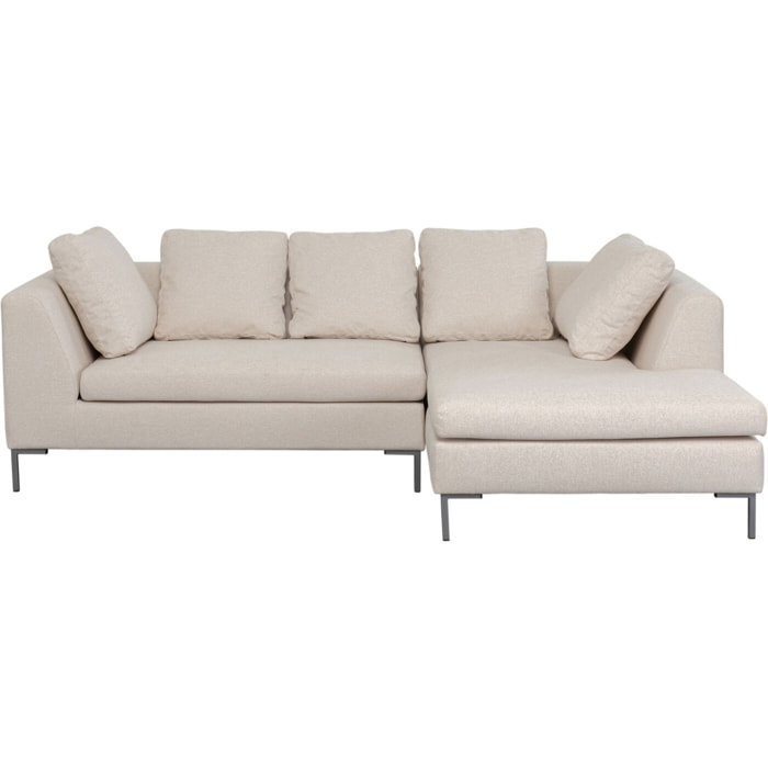 Canapé d'angle Gianna 250cm crème Kare Design