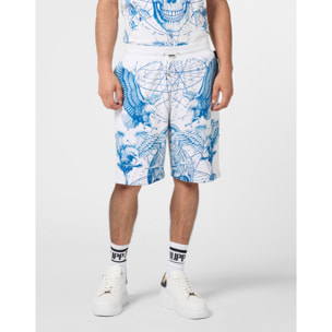 PHILIPP PLEIN Fleece Shorts Tattoo Tattoo