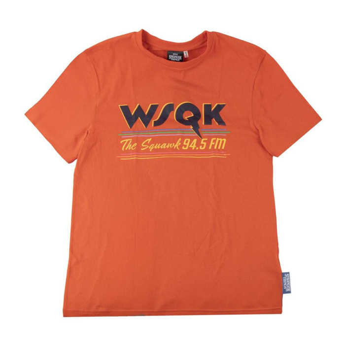 Camiseta Corta Stranger Things - Color Rojo