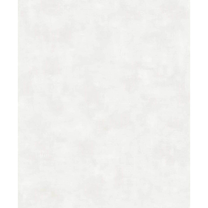 Papier peint uni effet toile lin blanc pur