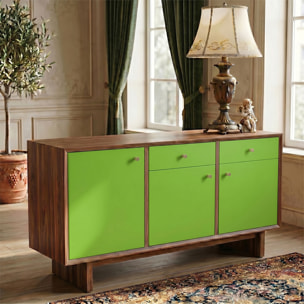 Rouleau adhésif décoratif Vinyle au Mètre - Vert pomme - Sticker Lavable Imperméable Mur Cuisine Meubles
