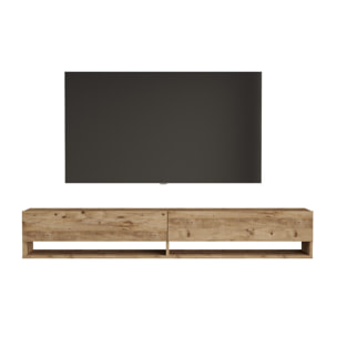 Mueble Elegante Tv Futura Con Estanteria