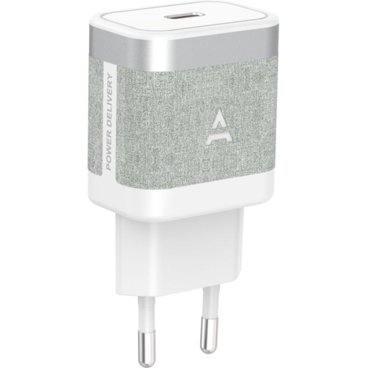 Chargeur ADEQWAT USB-C 35W charge rapide Blanc compatible iPhone 17 16 15 Pro Max et Samsung Galaxy