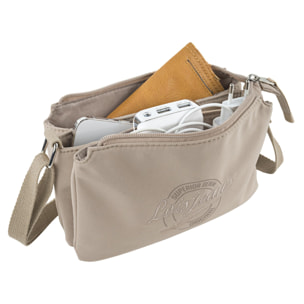 Bolso Bandolera Mujer Sint/Pu Lois Pyramid Beige