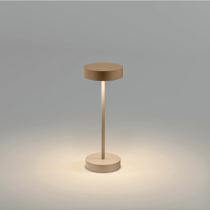 Lampe de table sans fil SANDY MINI Sable H25 cm