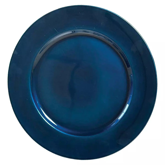 Lot de 6 DESSOUS D'ASSIETTE BLEU
