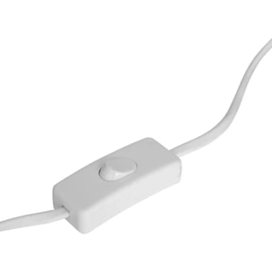 Lampe à poser boule "Sand" jacinthe beige H37cm