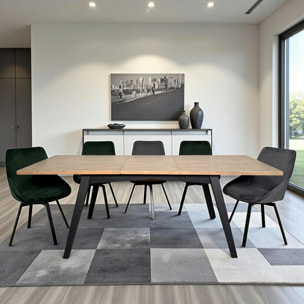 Table à manger extensible bois recyclé 170-220 cm VITTORIA