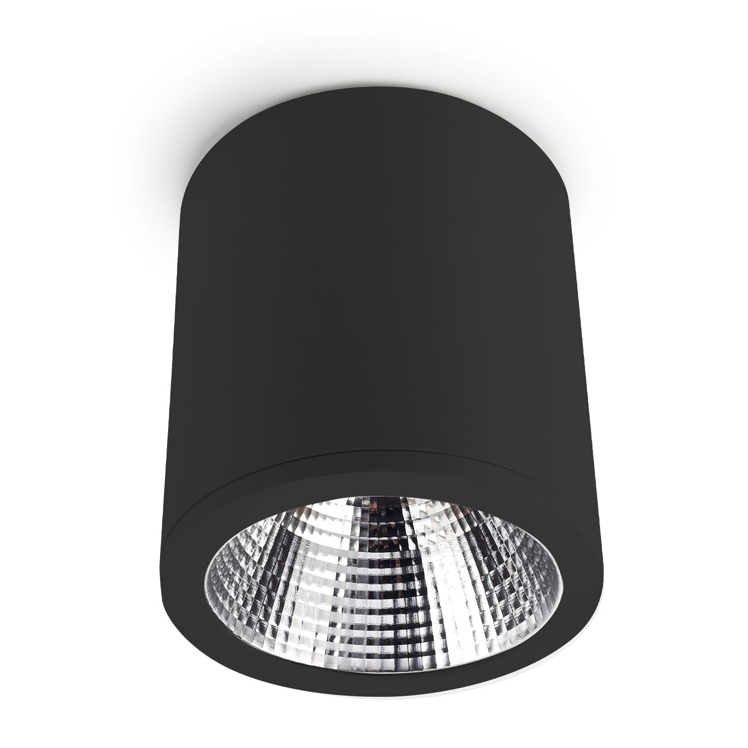 LEDS·C4 Plafon Exit 25.9W Blanco Neutro - 4000K CRI 80 Negro IP23 2284Lm