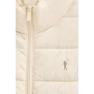 Chaqueta Salma Embroidery color crudo con logo Rigby Go
