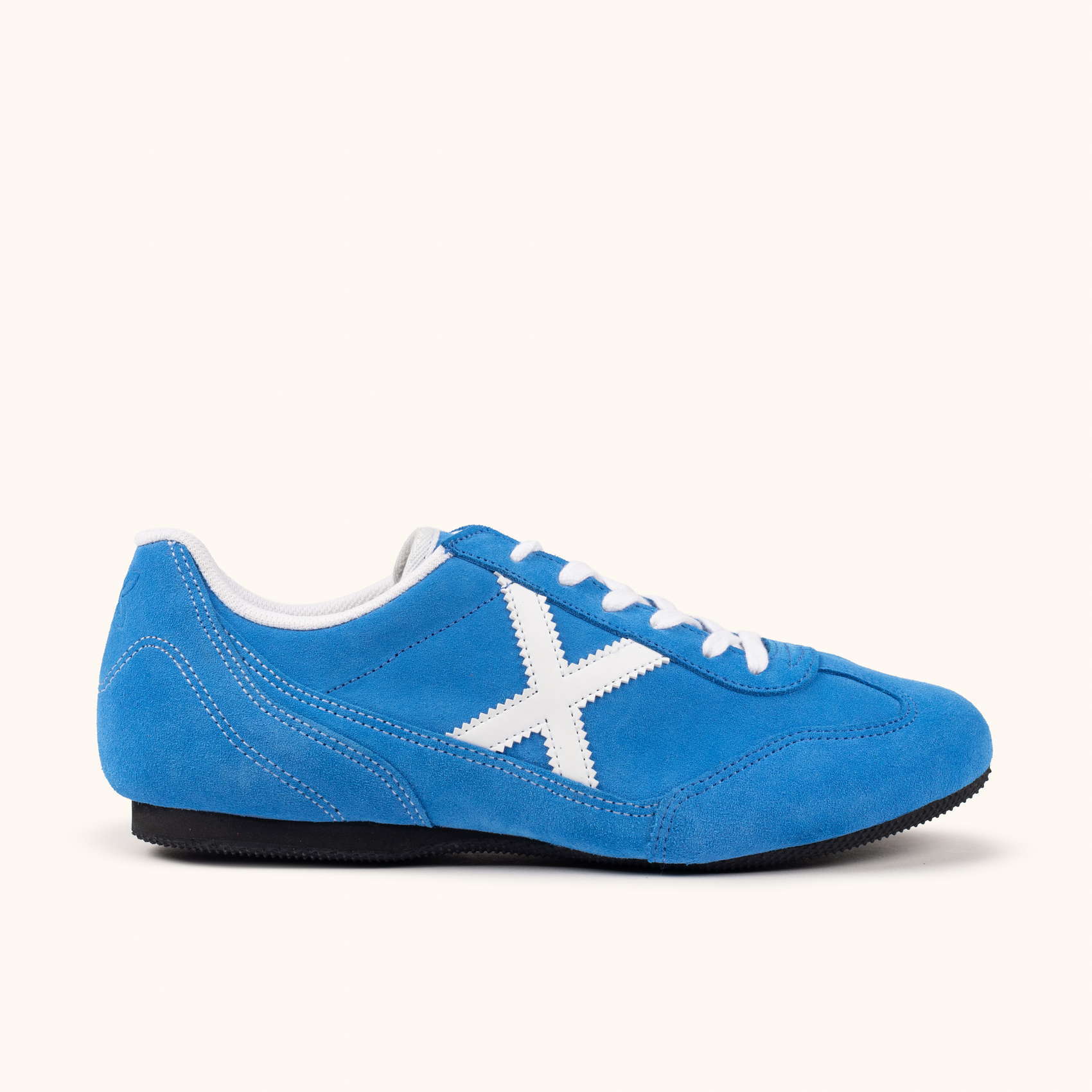 Zapatilla urbana de ante azul con diseño contemporáneo MUNICH DRIFT 07