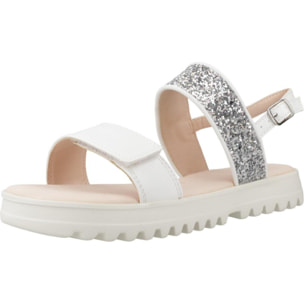 Sandalias Niña de la marca GEOX  modelo J SANDAL CORALIE GIR BLANCO