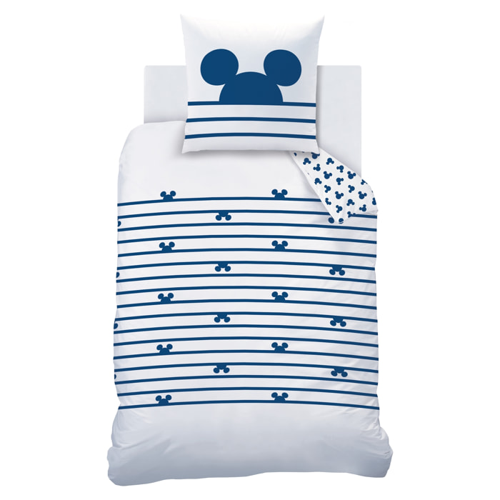 Parure de lit imprimée 100% coton, DISNEY HOME MICKEY SAIL