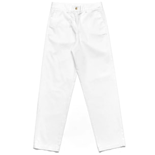 Pantaloni Robe di Kappa Donna Bianco ALINA GABARDINE