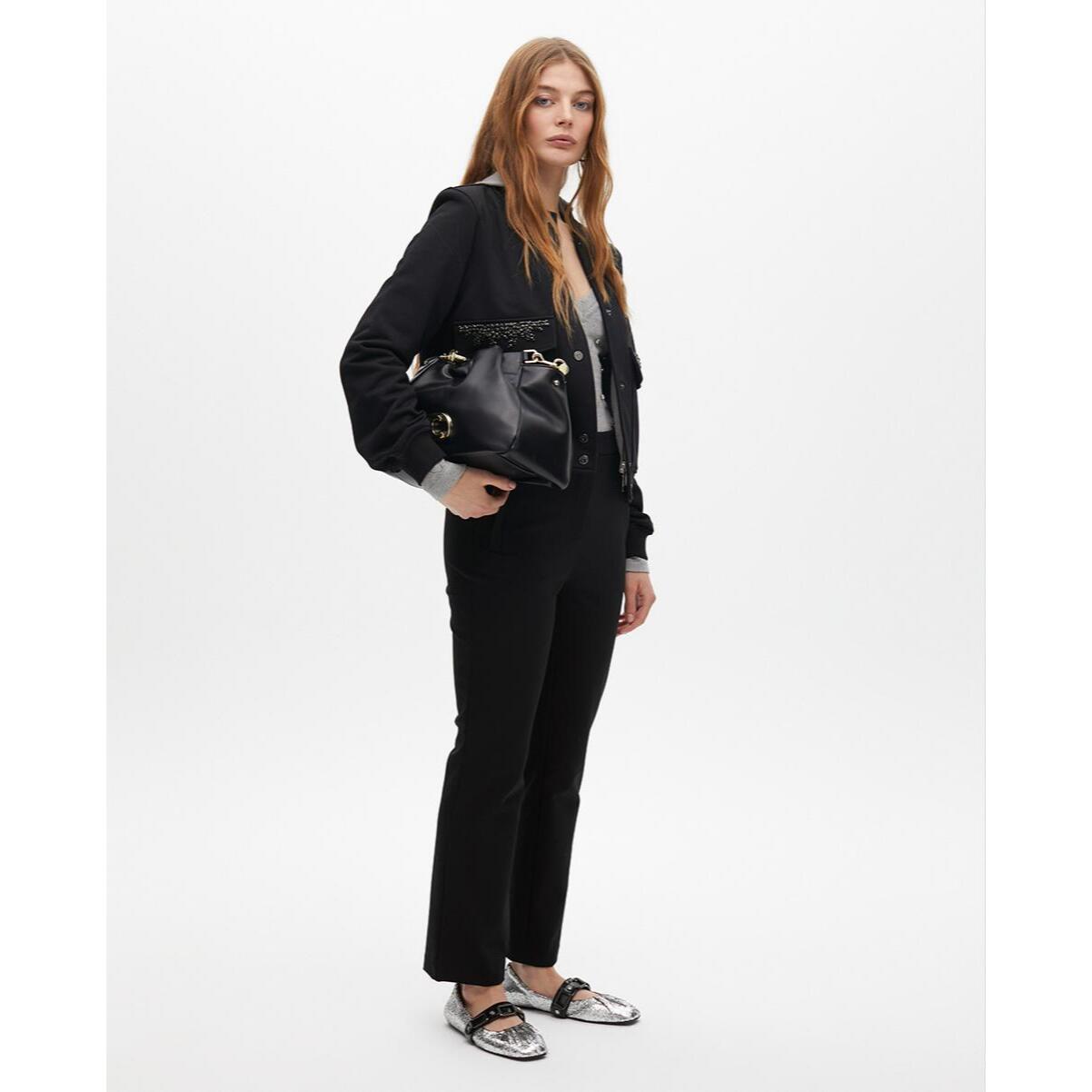 Bomber con dettagli tasche gioiello