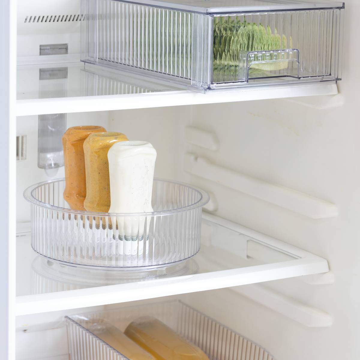 Organiseur rotatif Streaks D23cm transparent